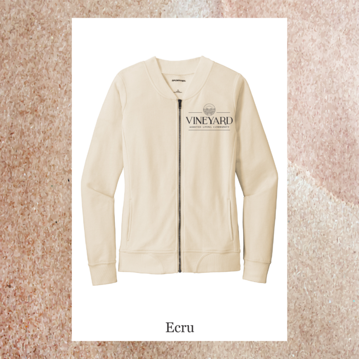 Vineyard Ladies' Terry Bomber - Image 3