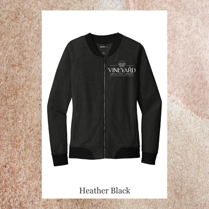Vineyard Ladies' Terry Bomber - Image 2
