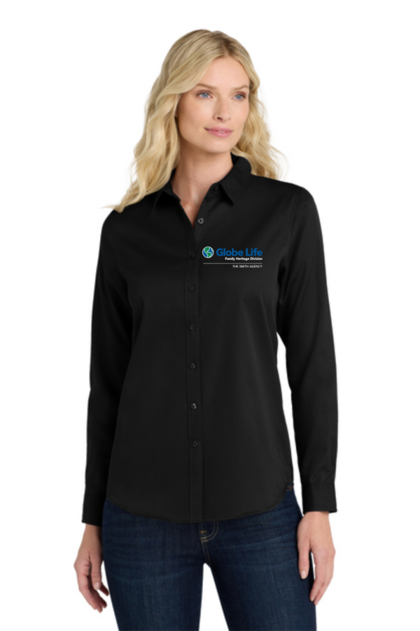 Globe Life Women's Twill Button-Up