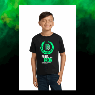 Paint The Town Green Youth Tee