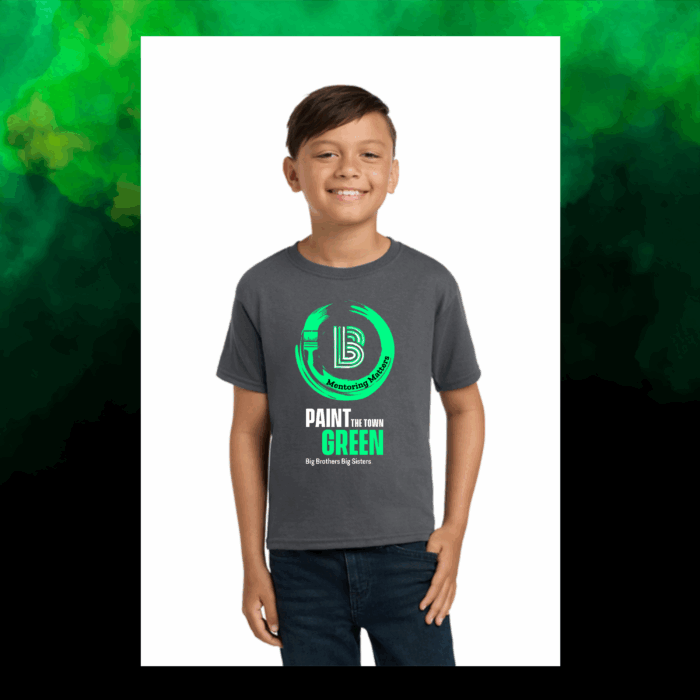 Paint The Town Green Youth Tee - Image 4