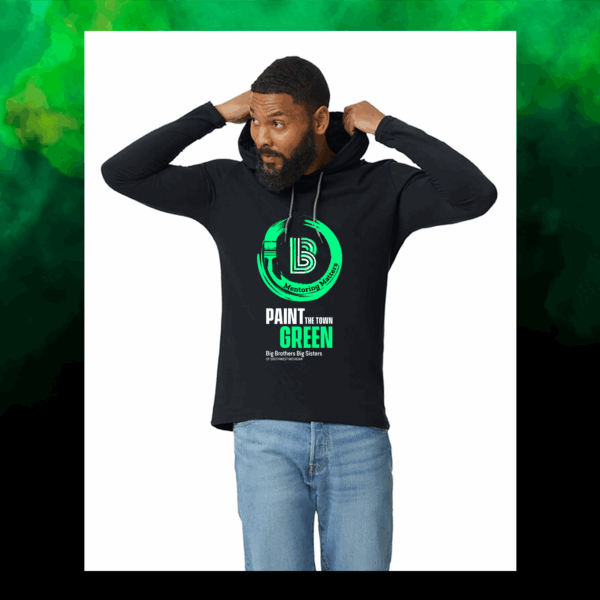 Paint The Town Green Hooded Tee
