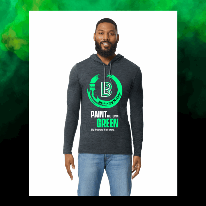 Paint The Town Green Hooded Tee - Image 4