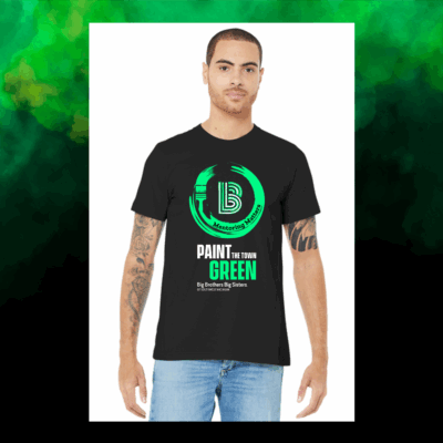 Paint The Town Green Cotton Tee