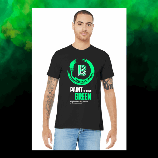 Paint The Town Green Cotton Tee