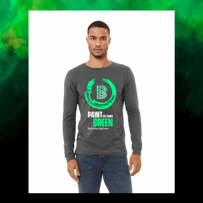 Paint the Town Green Cotton Long Sleeve Tee - Image 4