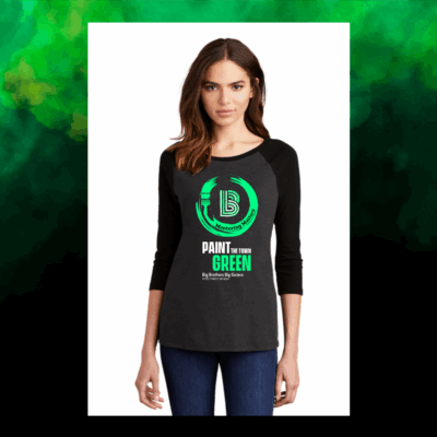 Paint The Town Green Ladies' Baseball Tee