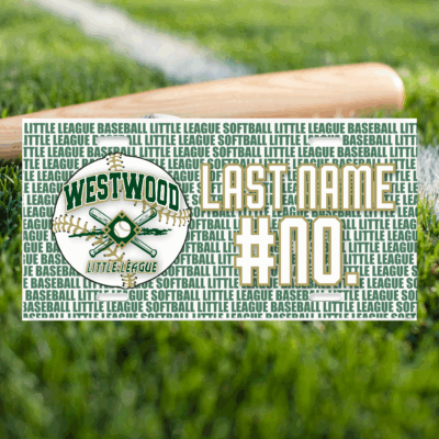Westwood Custom Front License Plate