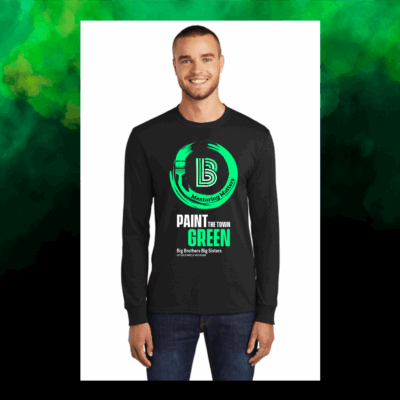Paint The Town Green Tri-Blend Long Sleeve Tee