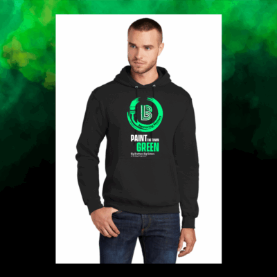 Paint The Town Green Hoodie