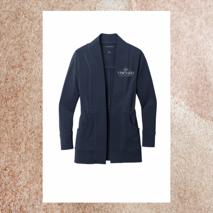 Vineyard Microterry Cardigan - Image 3