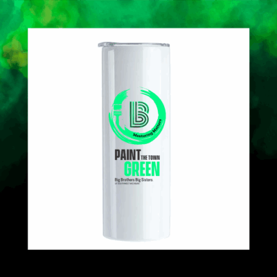 Paint The Town Green Skinny Tumbler