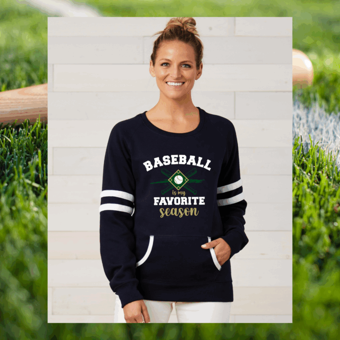 Westwood Ladies' Varsity Crewneck - Image 7
