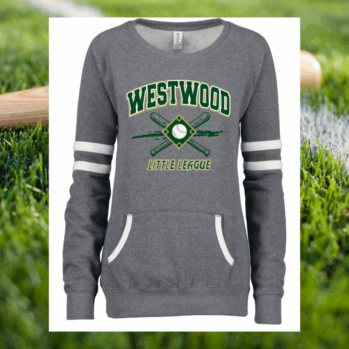 Westwood Ladies' Varsity Crewneck - Image 2
