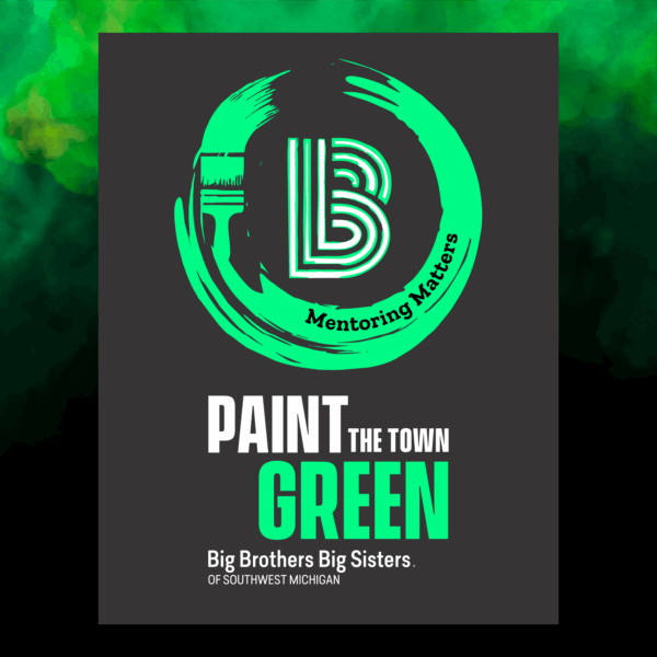 Paint The Town Green Water Bottle Sticker