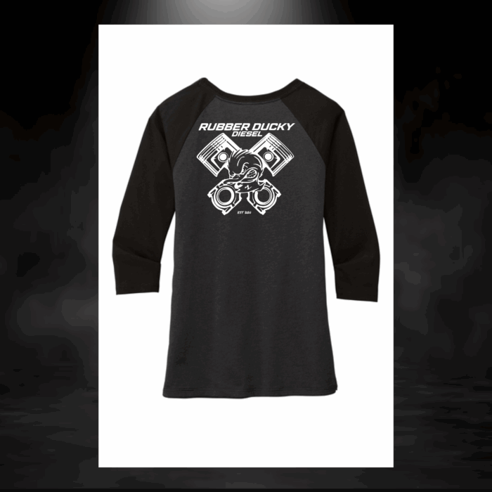Rubberducky Ladies' Baseball Tee - Image 2