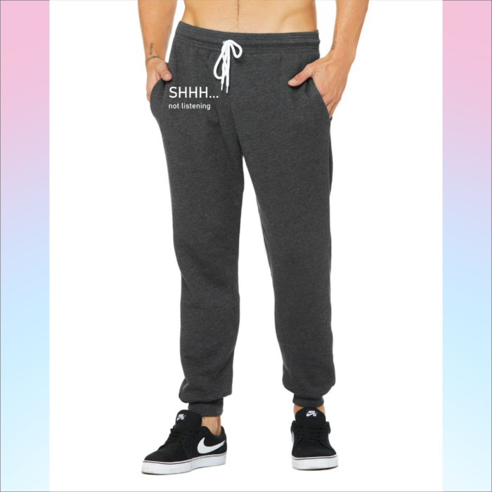 Shhh... Joggers - Gray.png