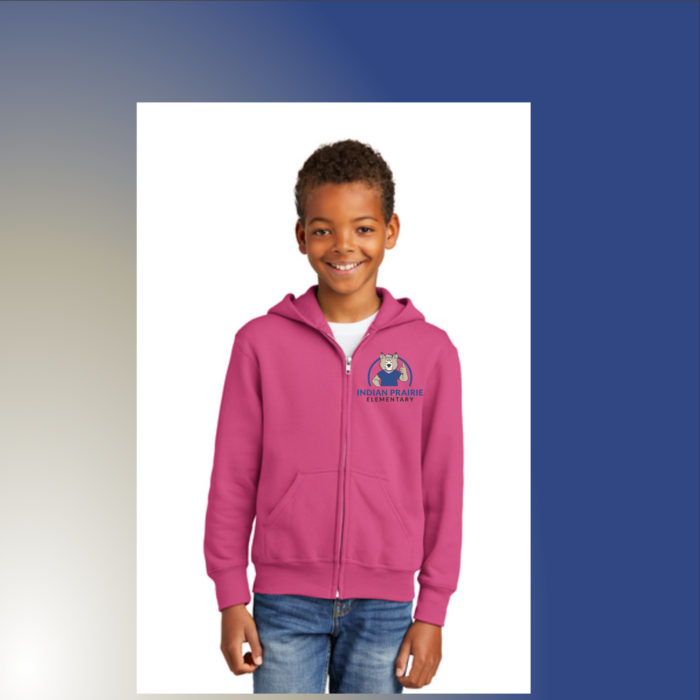 PC90YZH Youth Zip Hoodie - Sangria.png