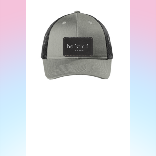 Be Kind Hat - Grey-Black.png