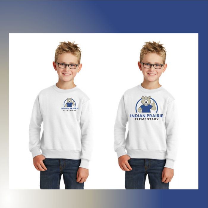 PC90Y Youth Crewneck - White.png