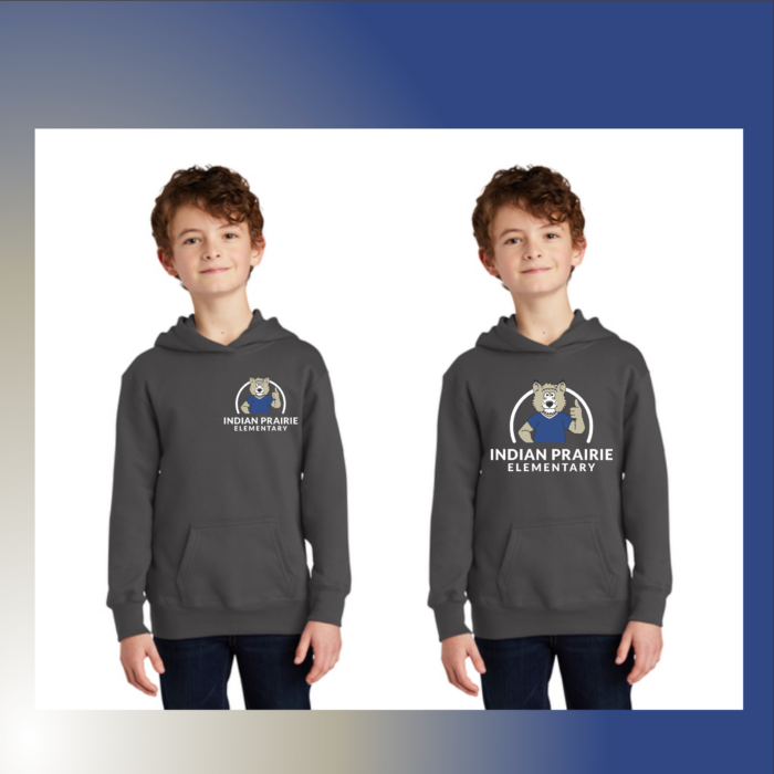 PC90YH Youth Pullover Hoodie - Charcoal.png