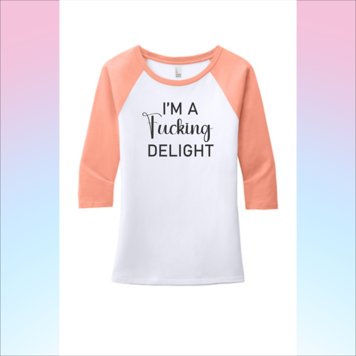 Fucking Delight Baseball - Peach.png